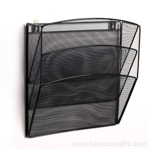 Metal wall folder storage newspapers and magazines shelf